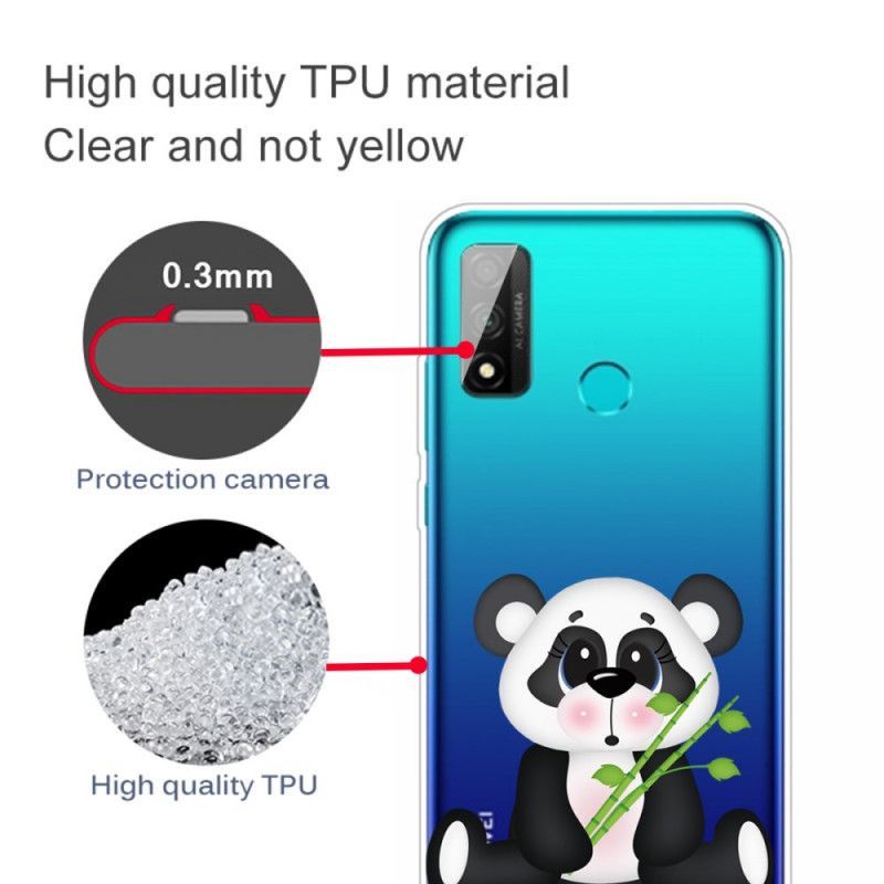 Kryt Huawei P Smart 2020 Průhledná Smutná Panda