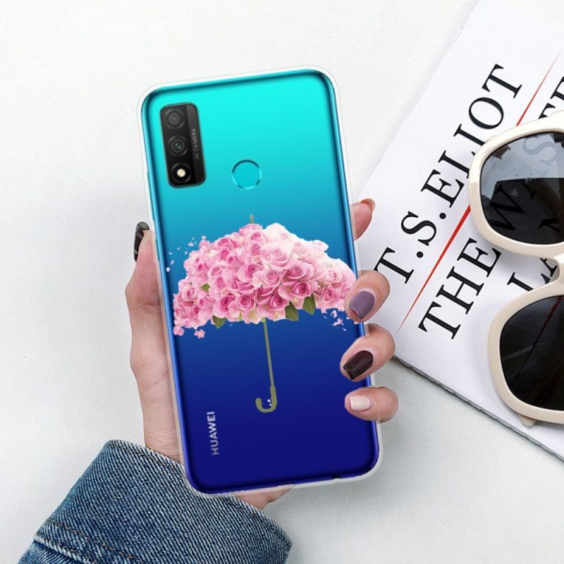 Kryt Huawei P Smart 2020 Růžový Deštník