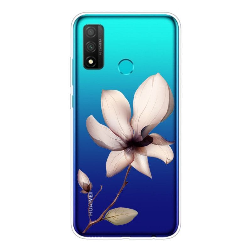 Kryt Huawei P Smart 2020 Tmavě Růžový Květ