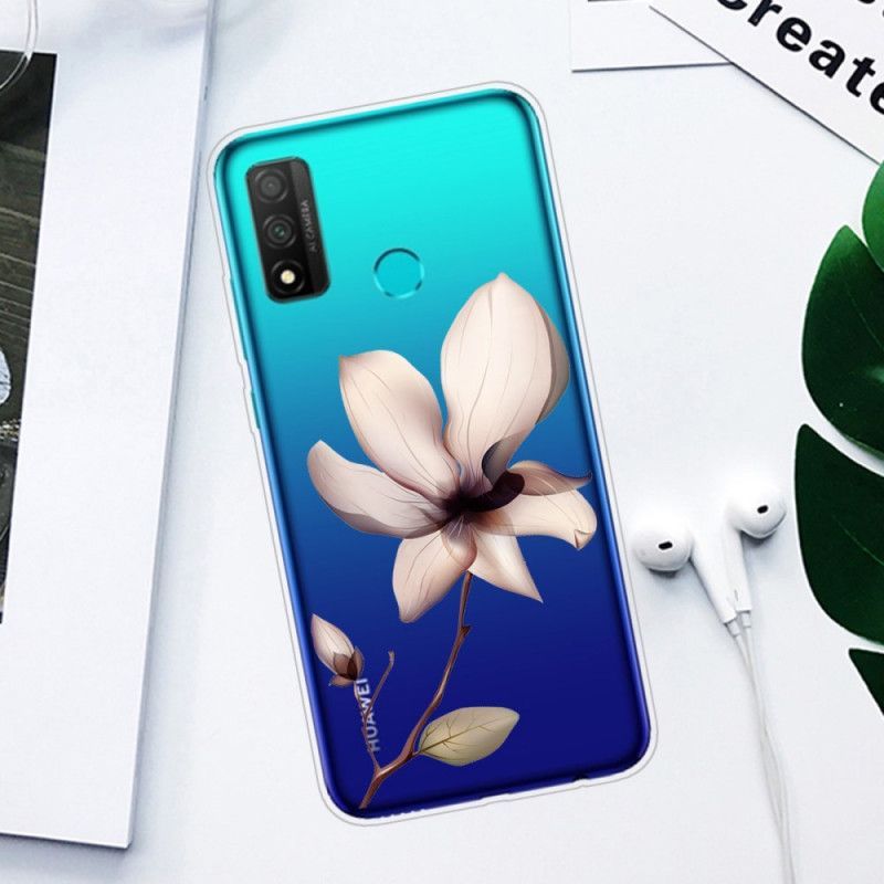 Kryt Huawei P Smart 2020 Tmavě Růžový Květ