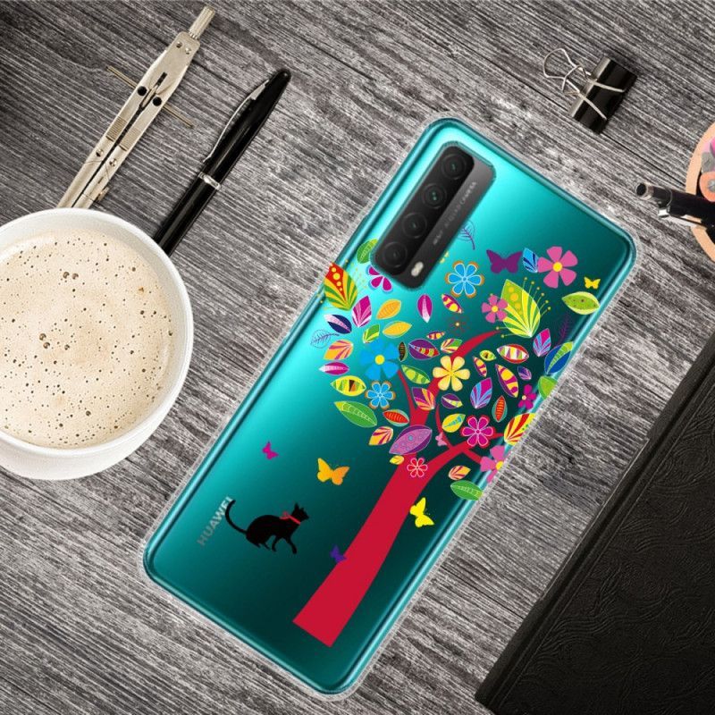 Kryt Huawei P Smart 2021 Kočka Pod Stromečkem