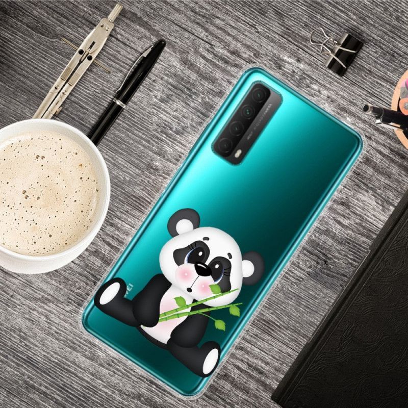 Kryt Huawei P Smart 2021 Průhledná Smutná Panda