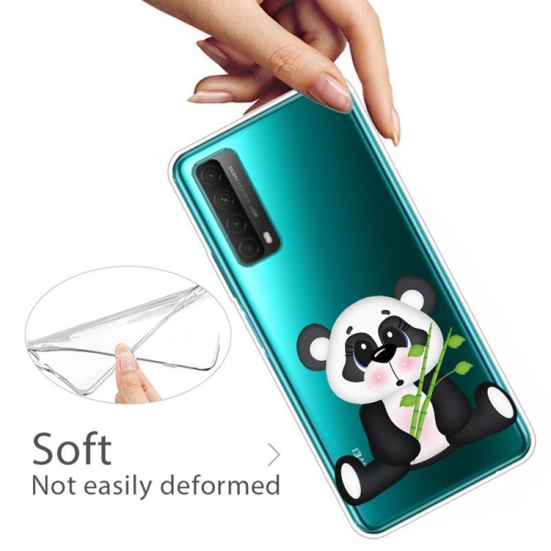 Kryt Huawei P Smart 2021 Průhledná Smutná Panda