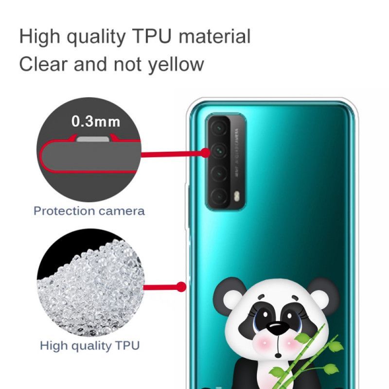 Kryt Huawei P Smart 2021 Průhledná Smutná Panda