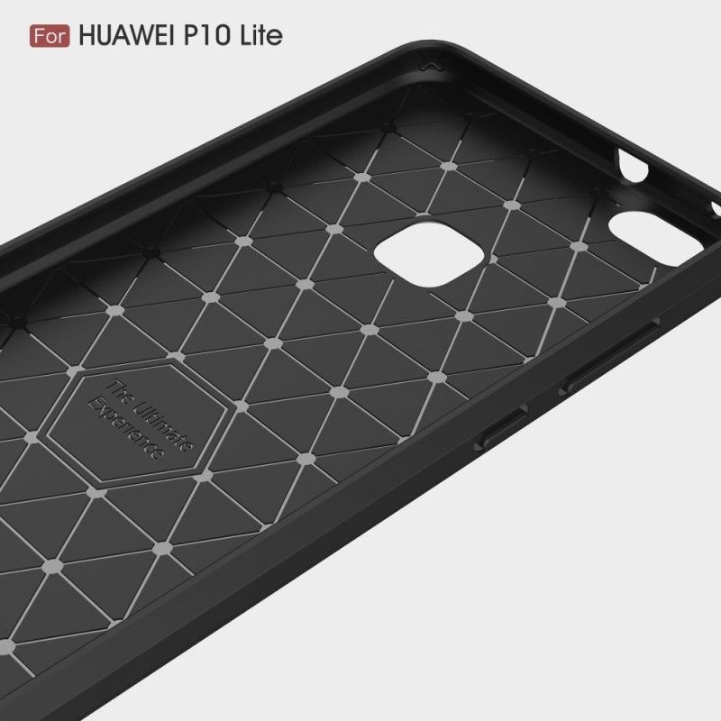 Kryt Huawei P10 Lite Kartáčované Uhlíkové Vlákno