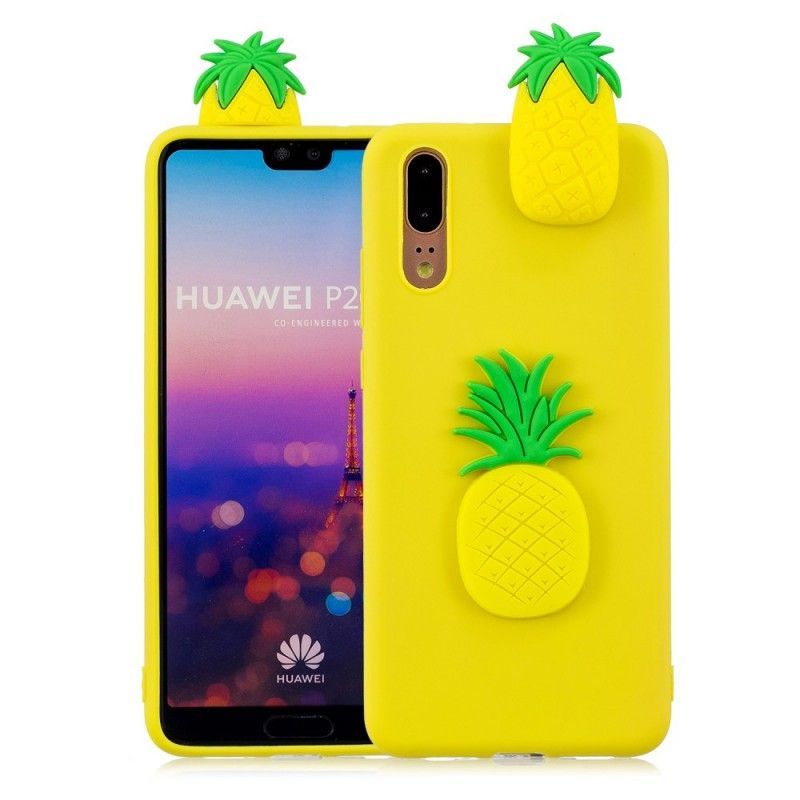 Kryt Huawei P20 3d Ananas