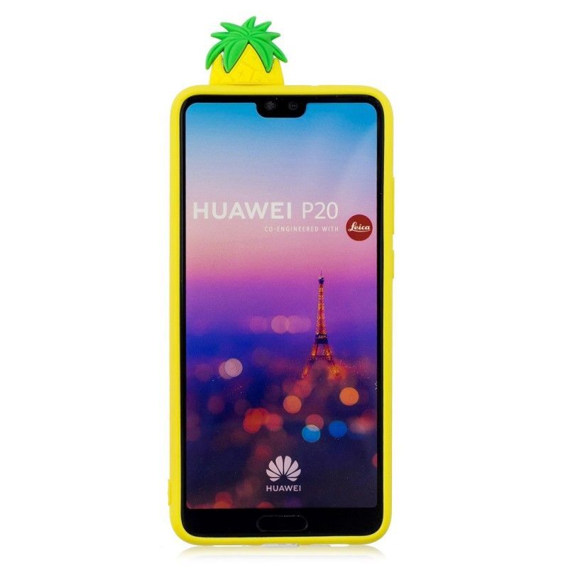 Kryt Huawei P20 3d Ananas