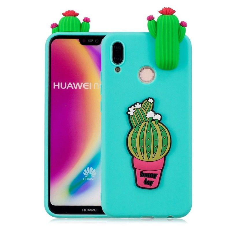 Kryt Huawei P20 Lite 3d Kaktusové Šílenství