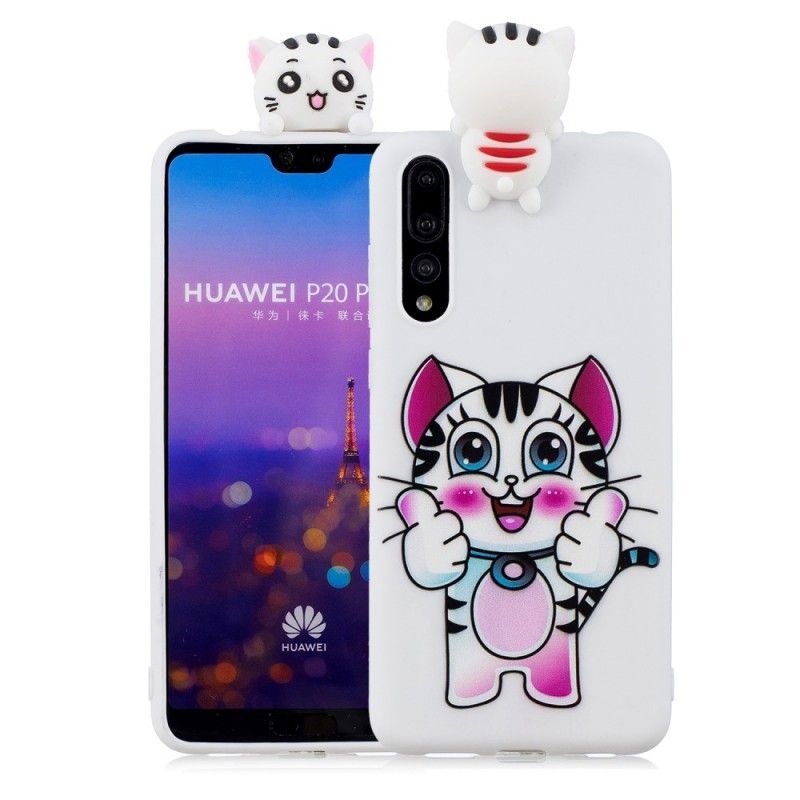 Kryt Huawei P20 Pro 3d Kočičí Zábava