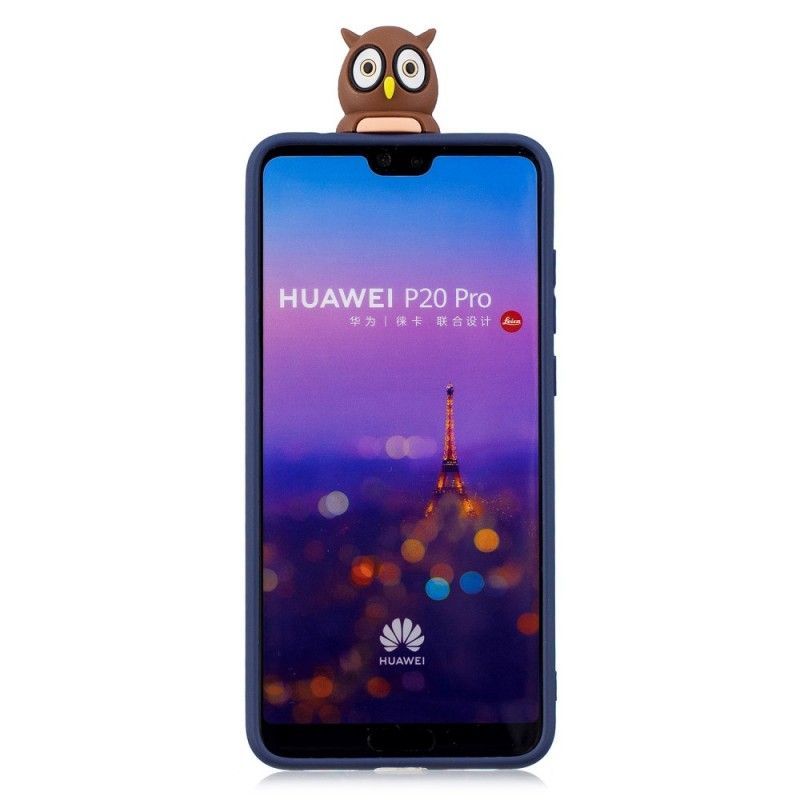 Kryt Huawei P20 Pro 3d Zábava Se Zlou Sovou