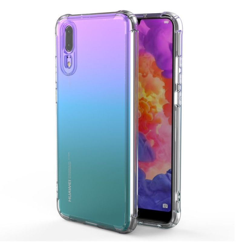 Kryt Huawei P20 Průhledné Závětří Ochranné Polštáře