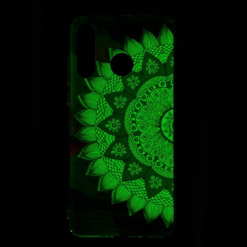 Kryt Huawei P30 Lite Fluorescenční Barevná Mandala