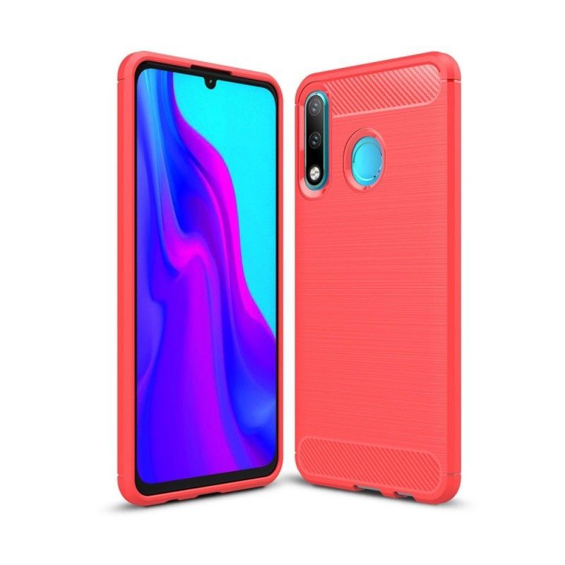 Kryt Huawei P30 Lite Kartáčované Uhlíkové Vlákno