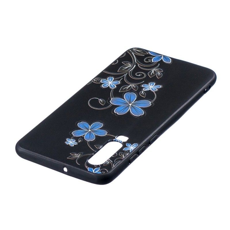 Kryt Huawei P30 Modré Květy