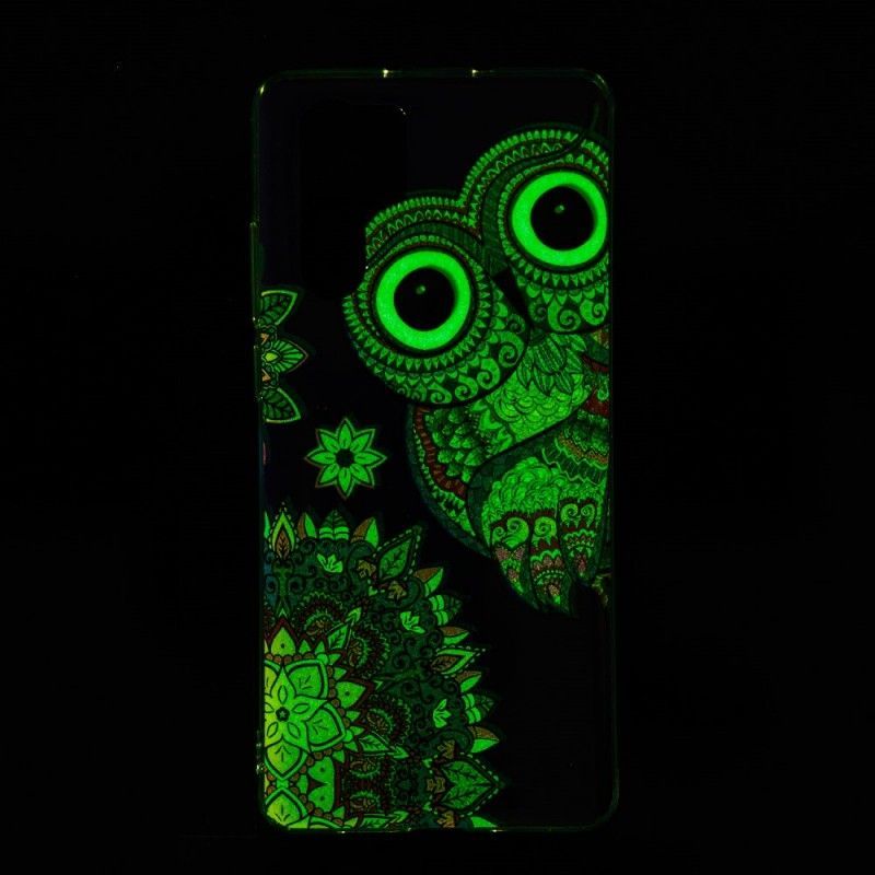 Kryt Huawei P30 Pro Fluorescenční Mandala Sova