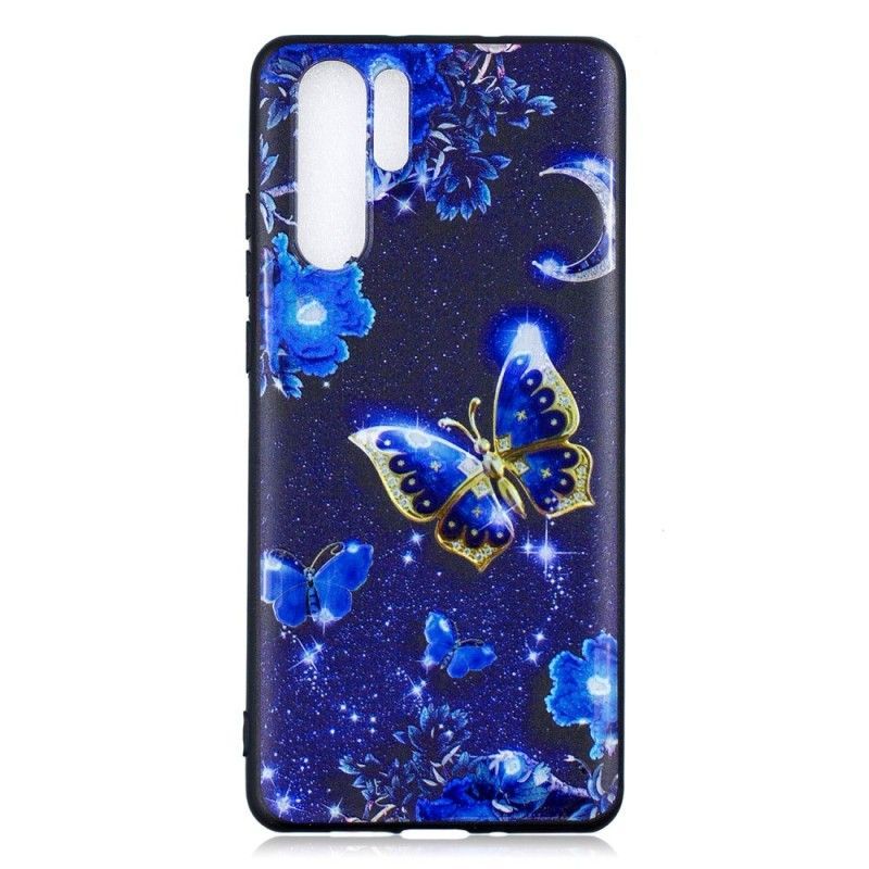 Kryt Huawei P30 Pro Zlatý Motýl