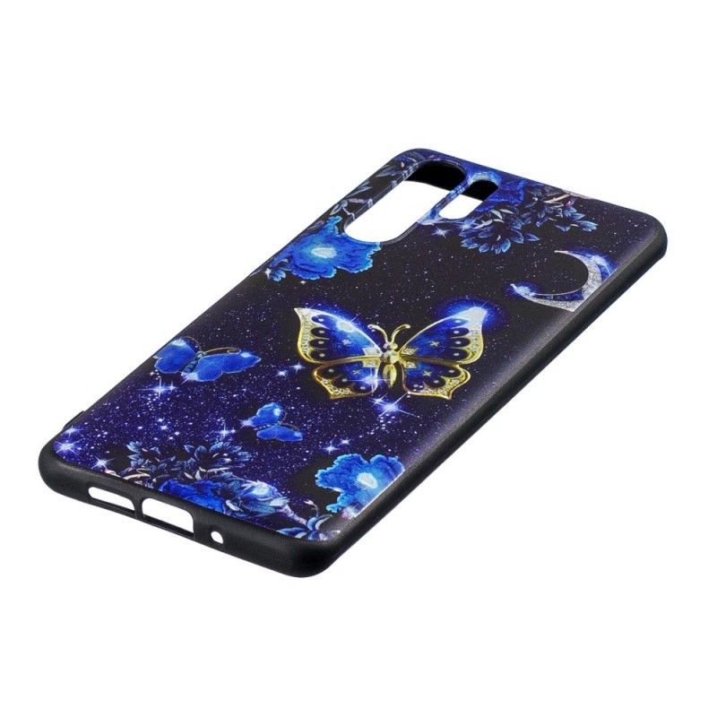 Kryt Huawei P30 Pro Zlatý Motýl