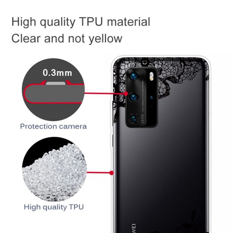 Kryt Huawei P40 Jemná Krajka