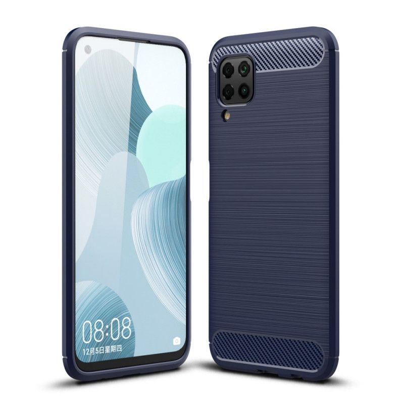 Kryt Huawei P40 Lite Kartáčované Uhlíkové Vlákno