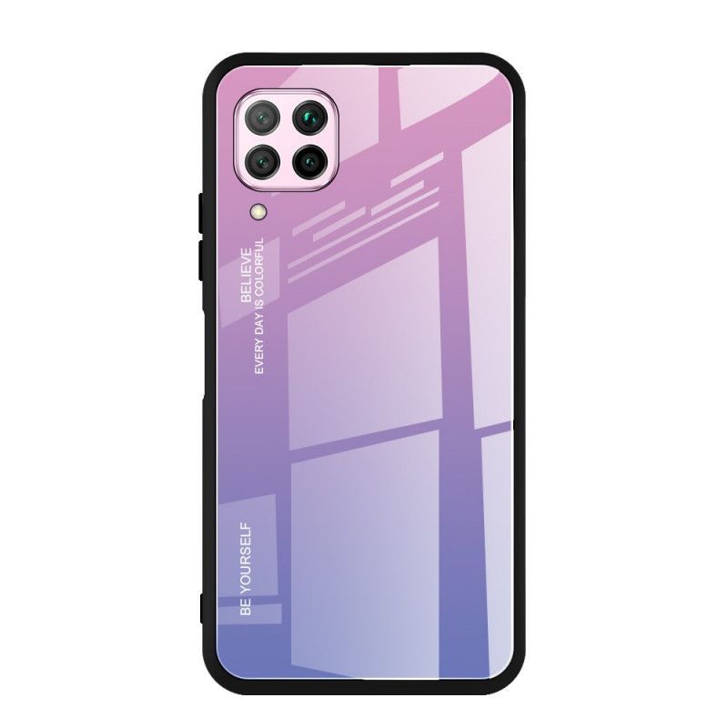 Kryt Huawei P40 Lite Tvrzené Sklo Buďte Sami Sebou