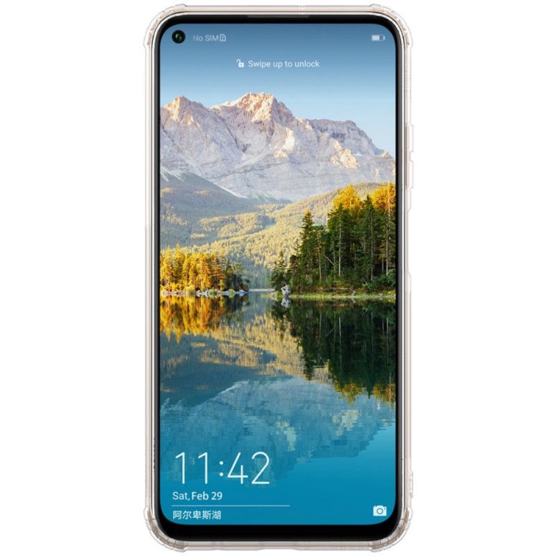 Kryt Huawei P40 Lite Vyztužený Průhledný Nillkin