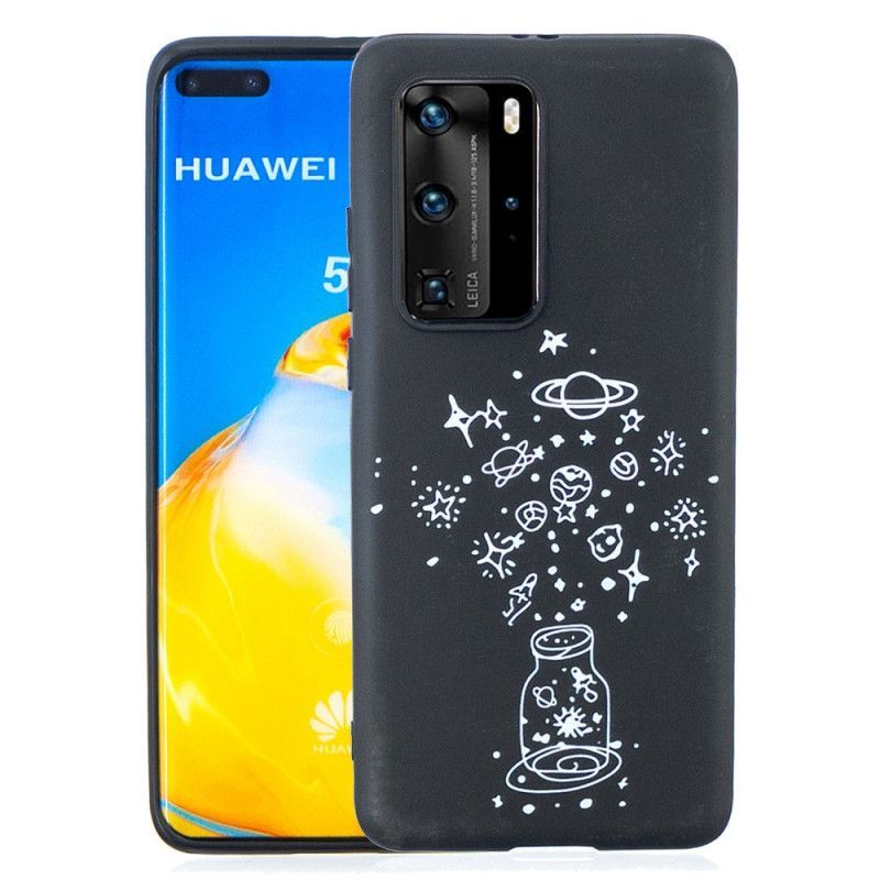 Kryt Huawei P40 Pro Flexibilní Silikonová Grafika