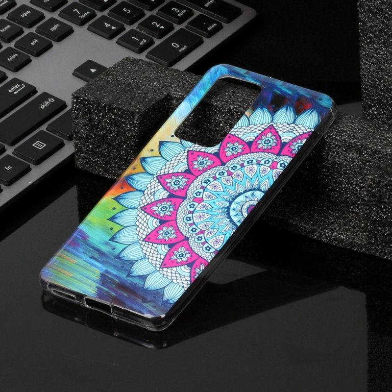 Kryt Huawei P40 Pro Fluorescenční Mandala Sova