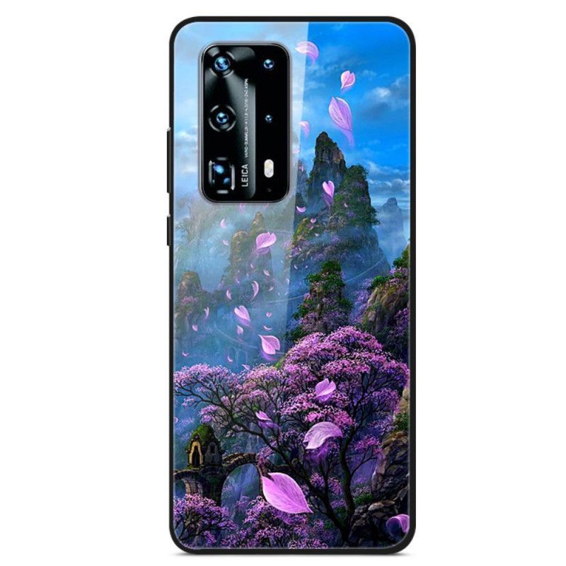 Kryt Huawei P40 Pro Imaginární Krajinářské Tvrzené Sklo