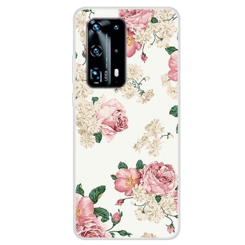 Kryt Huawei P40 Pro Květiny Svobody