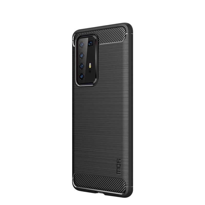 Kryt Huawei P40 Pro Mofi Kartáčované Uhlíkové Vlákno