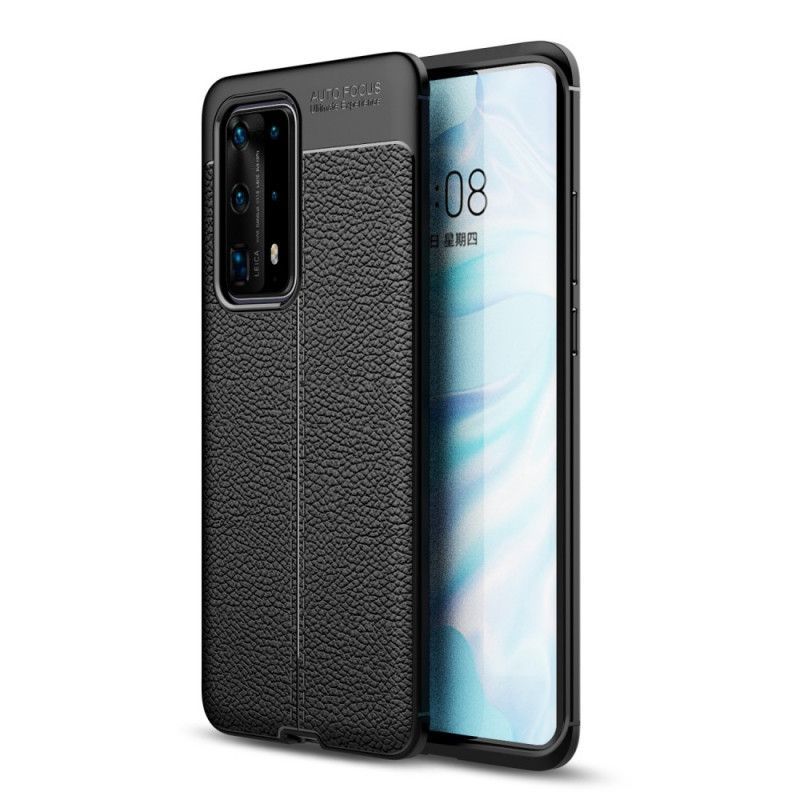 Kryt Huawei P40 Pro Plus Flexibilní Textura Uhlíkových Vláken