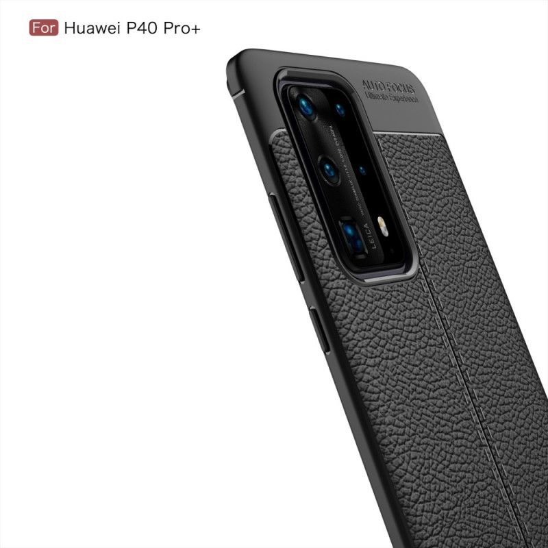 Kryt Huawei P40 Pro Plus Flexibilní Textura Uhlíkových Vláken