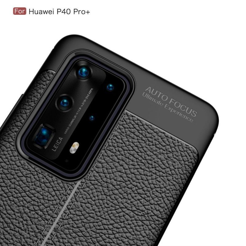 Kryt Huawei P40 Pro Plus Flexibilní Textura Uhlíkových Vláken