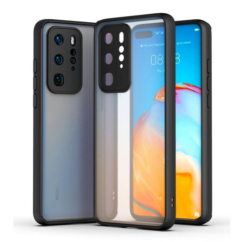 Kryt Huawei P40 Pro Průhledný Barevný Obrys