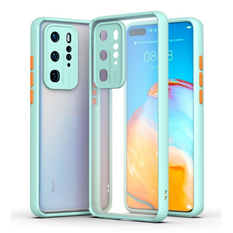 Kryt Huawei P40 Pro Průhledný Barevný Obrys