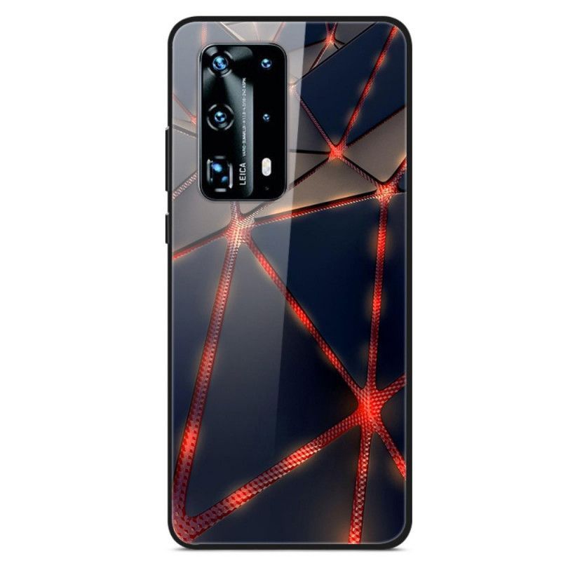 Kryt Huawei P40 Pro Tvrzené Sklo S Červeným Paprskem