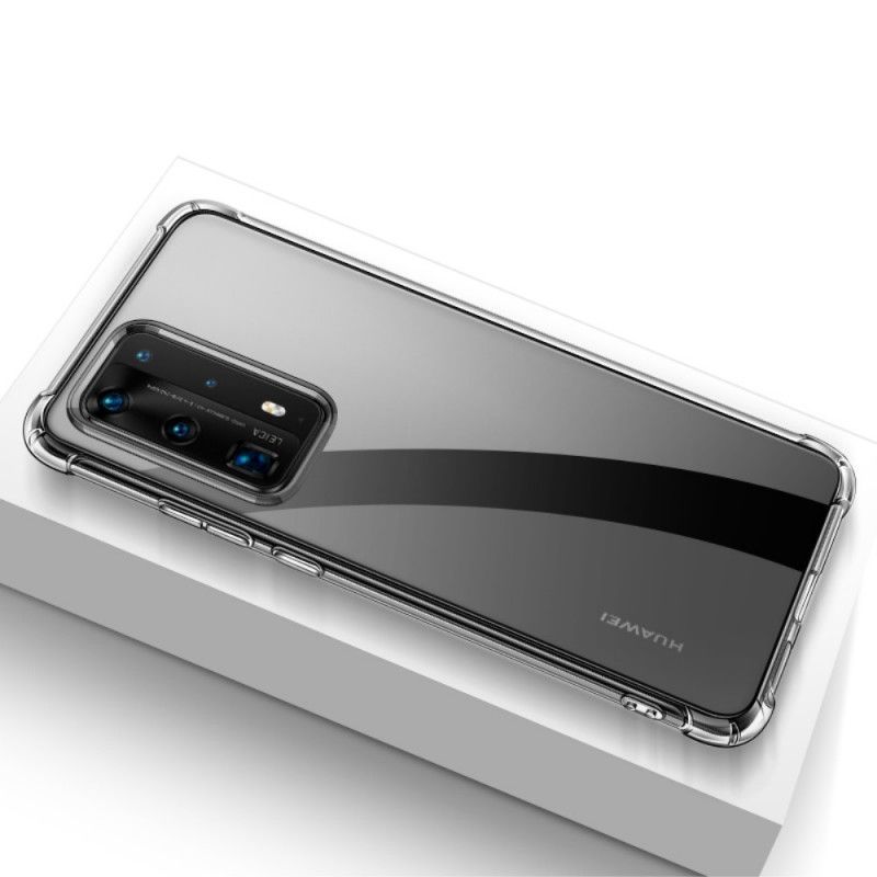 Kryt Huawei P40 Průhledné Závětří Ochranné Polštáře