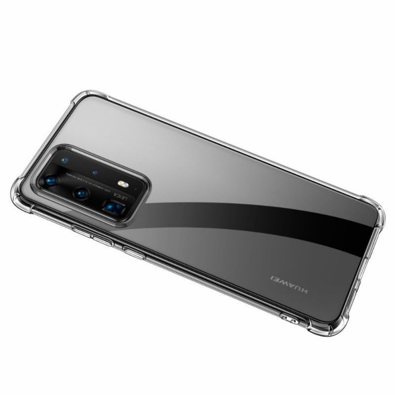 Kryt Huawei P40 Průhledné Závětří Ochranné Polštáře