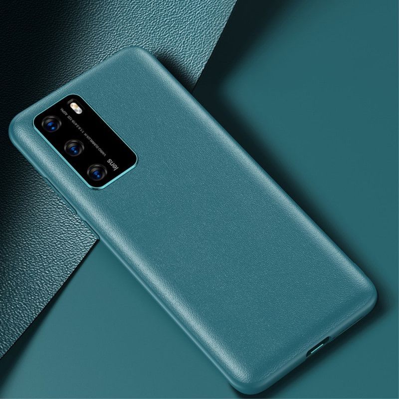 Kryt Huawei P40 Stylová Barva Kůže