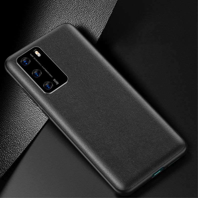 Kryt Huawei P40 Stylová Barva Kůže