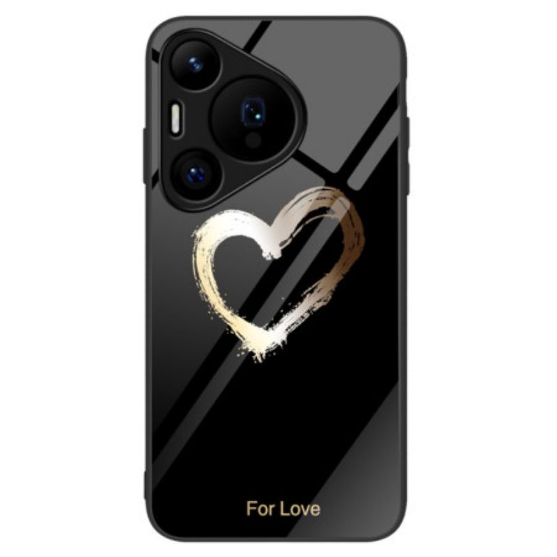 Kryt Huawei Pura 70 Tvrzené Sklo Black Heart