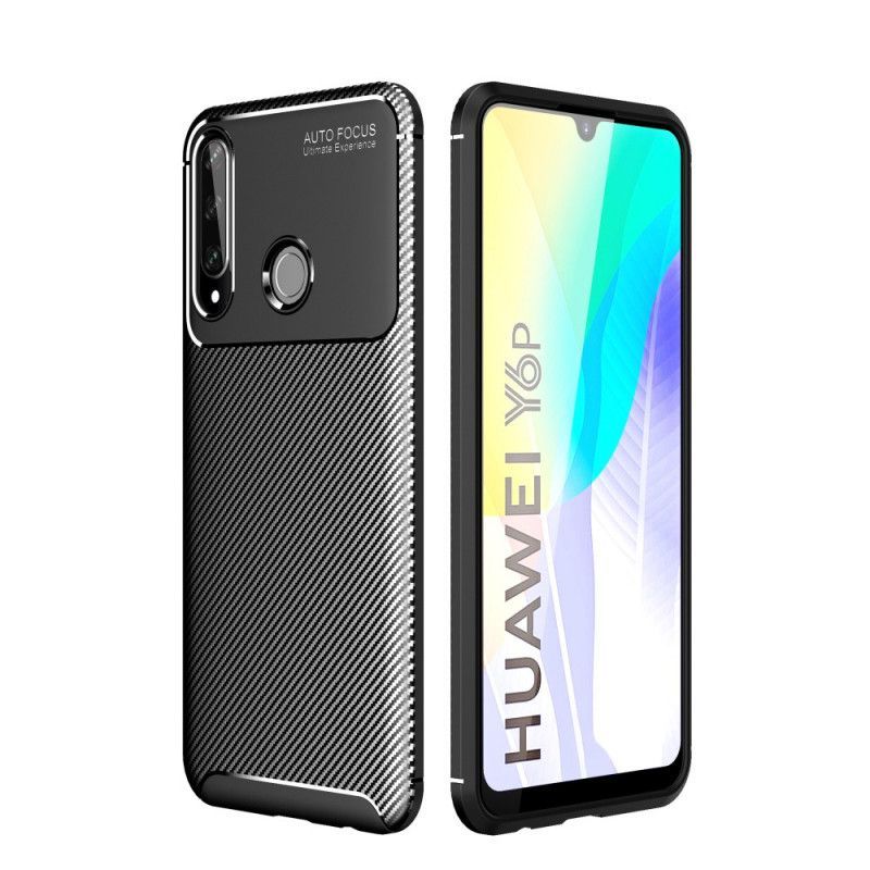 Kryt Huawei Y6p Flexibilní Textura Uhlíkových Vláken