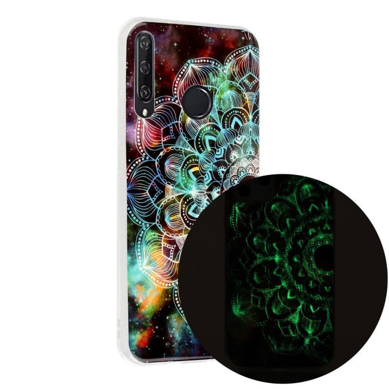 Kryt Huawei Y6p Fluorescenční Květinová Série