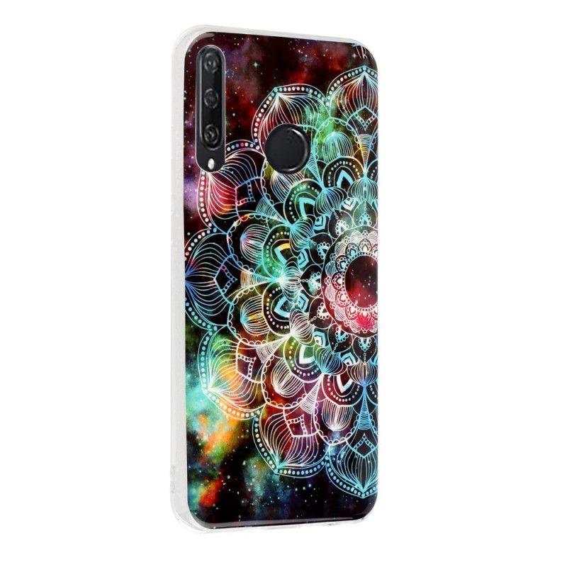 Kryt Huawei Y6p Fluorescenční Květinová Série