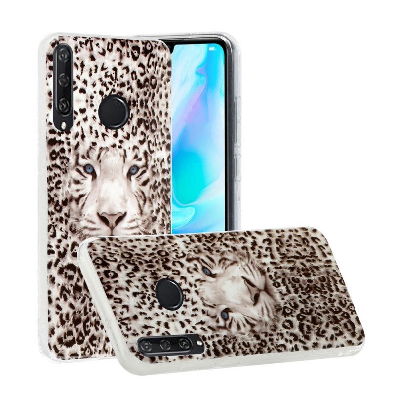 Kryt Huawei Y6p Fluorescenční Leopard