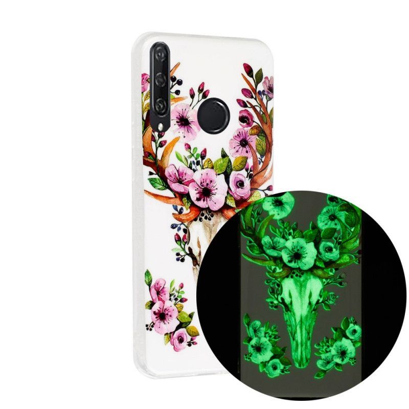 Kryt Huawei Y6p Fluoreskující Květ Losa