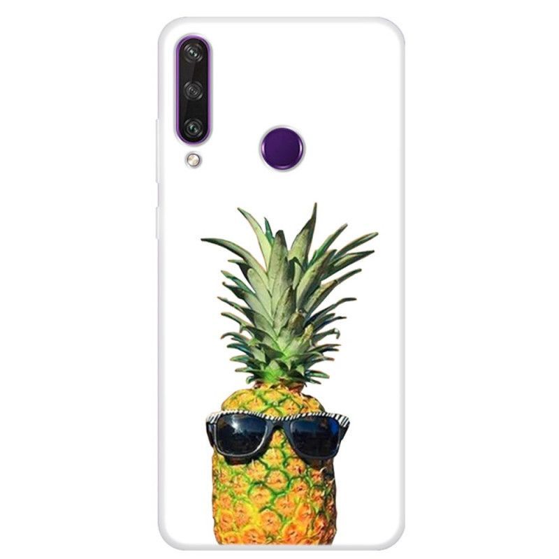 Kryt Huawei Y6p Průhledný Ananas Se Skleničkami