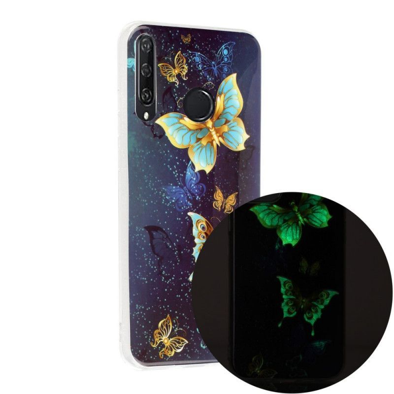 Kryt Huawei Y6p Řada Fluorescenčních Motýlů