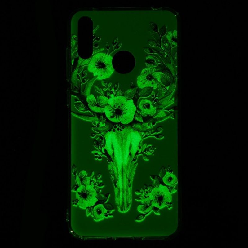 Kryt Huawei Y7 2019 Fluoreskující Květ Losů