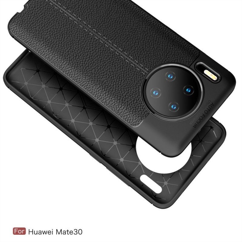 Kryt Na Huawei Mate 30 Efekt Kůže Litchi